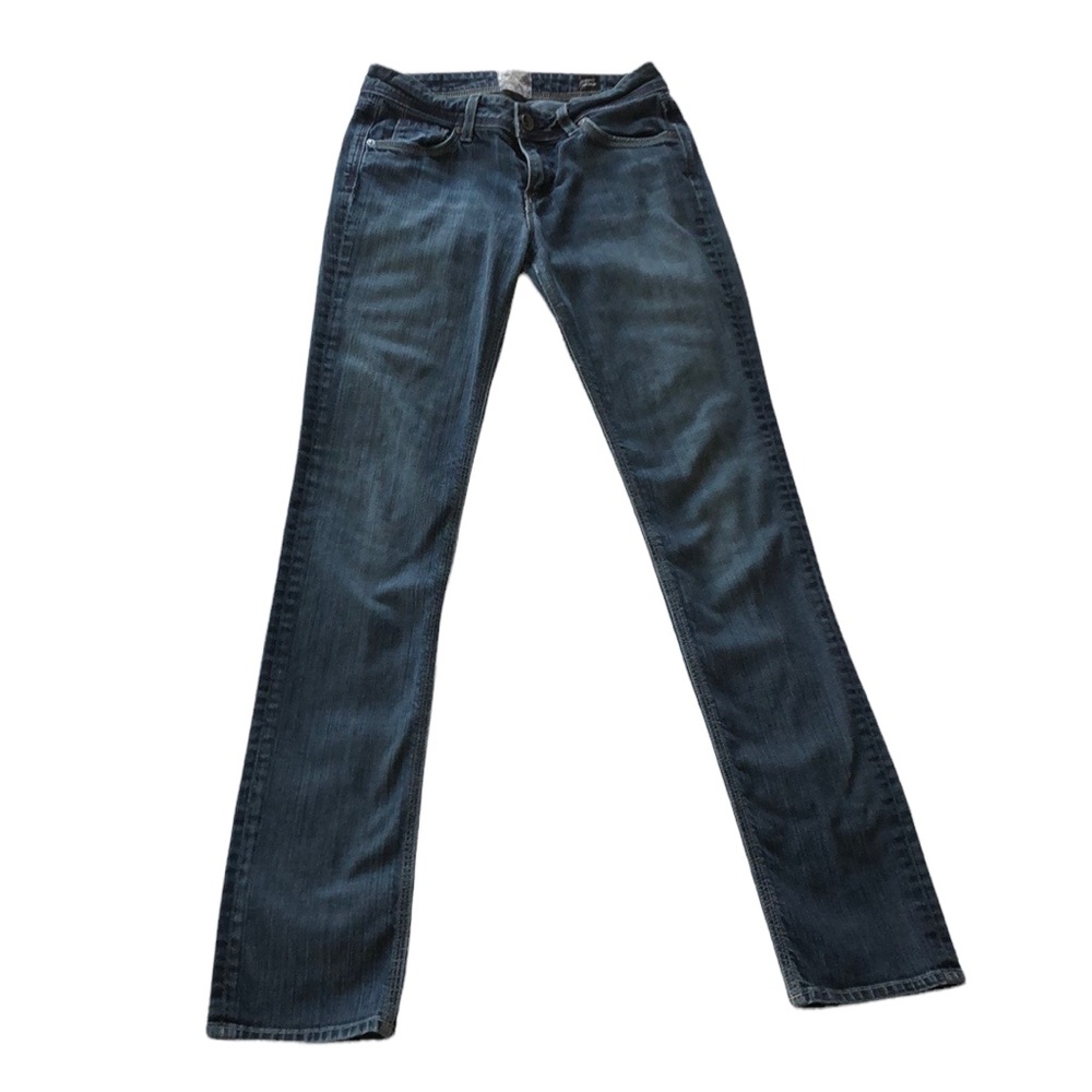 3GR Medium Wash Denim Straight Cut Jeans | Size 28 | Mid Rise